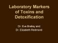 Laboratory Markers of Toxins and Detoxification PowerPoint PPT Presentation