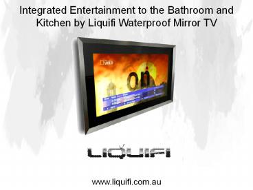 Decor your Home with Mirror TV