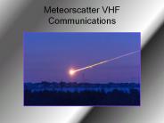 Meteorscatter VHF Communications