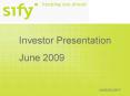 Investor Presentation PowerPoint PPT Presentation