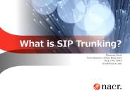 What is SIP Trunking?
