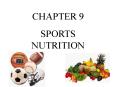 SPORTS NUTRITION PowerPoint PPT Presentation