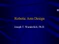 Robotic Arm Design PowerPoint PPT Presentation