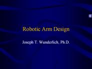 Robotic Arm Design