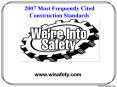 2007 Most Frequently Cited Construction Standards PowerPoint PPT Presentation