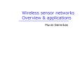 Wireless sensor networks Overview PowerPoint PPT Presentation