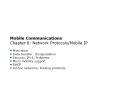 Mobile Communications Chapter 8: Network Protocols/Mobile IP PowerPoint PPT Presentation