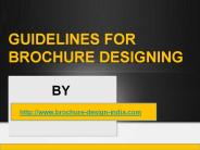 Guidelines for brochure graphic design