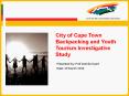 City of Cape Town Backpacking and Youth Tourism Investigative Study PowerPoint PPT Presentation