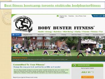 best fitness bootcamp toronto etobicoke bodybusterfitness