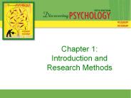 Chapter 1: Introduction and Research Methods