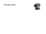 A Burglar Alarm