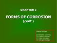 FORMS OF CORROSION PowerPoint PPT Presentation
