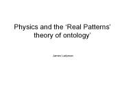 Physics and the 