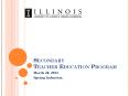 Secondary Teacher Education Program PowerPoint PPT Presentation