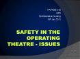 Safety in the operating theatre - Issues PowerPoint PPT Presentation