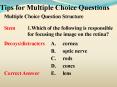 Tips for Multiple Choice Questions PowerPoint PPT Presentation