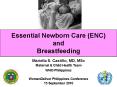 Essential Newborn Care (ENC) and Breastfeeding PowerPoint PPT Presentation