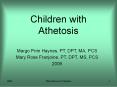 Children with Athetosis PowerPoint PPT Presentation