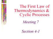 Thermodynamics Chapter 4