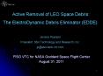Active Removal of LEO Space Debris: The ElectroDynamic Debris Eliminator (EDDE) Jerome Pearson President, Star Technology and Research, Inc. jp@star-tech-inc.com PowerPoint PPT Presentation