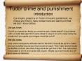 Tudor crime and punishment PowerPoint PPT Presentation