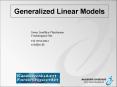 Generalized Linear Models PowerPoint PPT Presentation