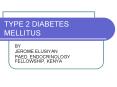 TYPE 2 DIABETES MELLITUS PowerPoint PPT Presentation