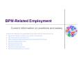 BPM-Related Employment PowerPoint PPT Presentation