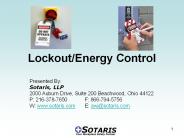 Lockout/Energy Control
