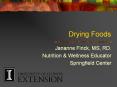 Drying Foods PowerPoint PPT Presentation