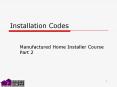Installation Codes PowerPoint PPT Presentation