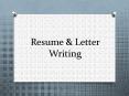 Resume PowerPoint PPT Presentation