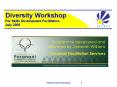 Diversity Workshop PowerPoint PPT Presentation