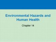 Environmental Hazards and Human Health