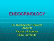 ENDOCRINOLOGY