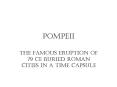 Pompeii PowerPoint PPT Presentation