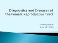 Diagnostics and Diseases of the Female Reproductive Tract PowerPoint PPT Presentation