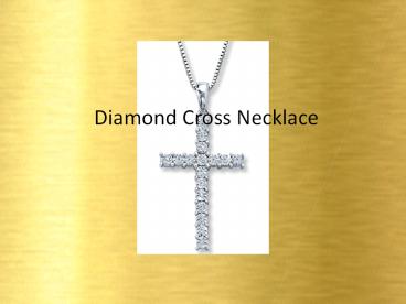 Diamond Cross Necklace