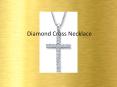 Diamond Cross Necklace PowerPoint PPT Presentation