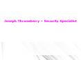 Joseph Throneberry – Security Specialist PowerPoint PPT Presentation