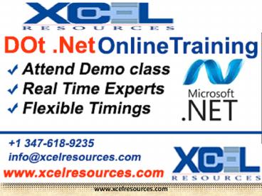 Dot.NET Online Training in US