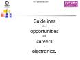 career opportunities in electronics in India PowerPoint PPT Presentation