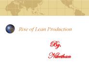 Rise of Lean Production