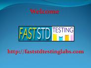 Std Testing Center