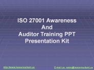 ISO 27001-2005 Information Security Management Awareness and Auditor Training Presentation Kit By ISOConsultant