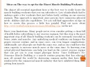 No Nonsense Muscle Building