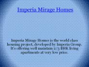 Imperia Mirage Homes