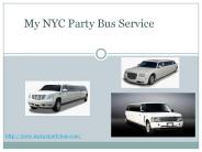 NYC prom party bus