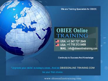 obiee training |obiee online training